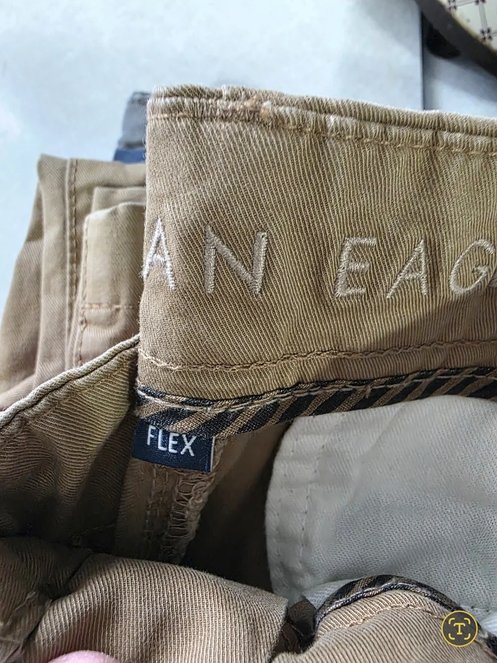 NEW American Eagle Flex - Men's Gray and Khaki Pants 34x34